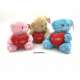 Oso con Corazon 3 Colores 20 cm