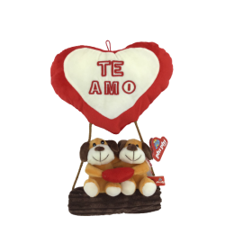 Animales en Tronco con Corazon
