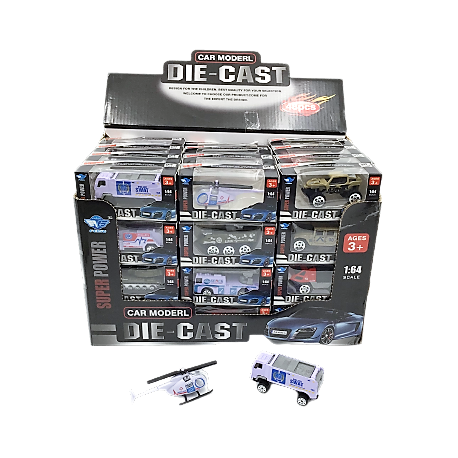 Auto Coleccion Metal Multicolor (Caja x 24)