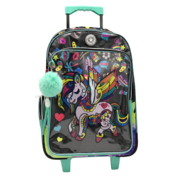 Mochila Unicornio 48 cm con carrito