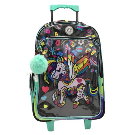 Mochila Unicornio 48 cm con carrito