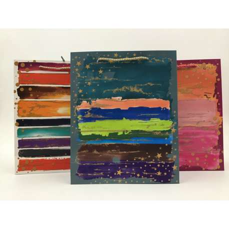 Bolsa Rayada 31x42x12