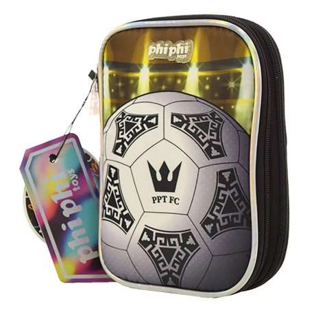 Cartuchera Futbol 1 piso 20x15 cm