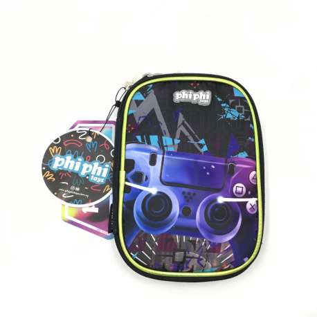 Cartuchera Gaming 1 piso 20x15 cm