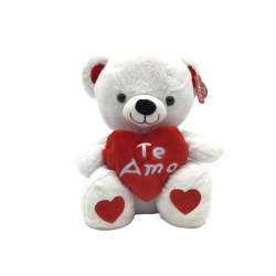 Oso Blanco con Corazón 60 cm