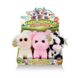 Animales Granja 20 cm en Caja Exhibidora x 6